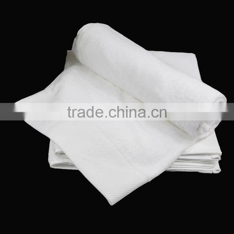 platinum satin banded hand towel hotel towel