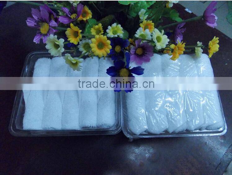 China 100% cotton Aviation/Airline hot towel