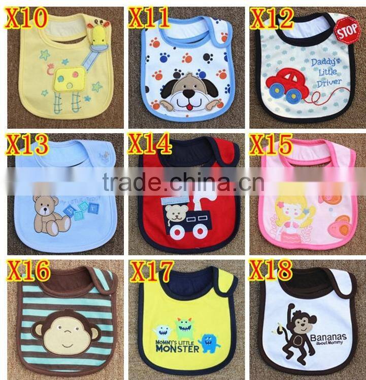Wholesale in stock carters cotton baby bandana bibs M5040620