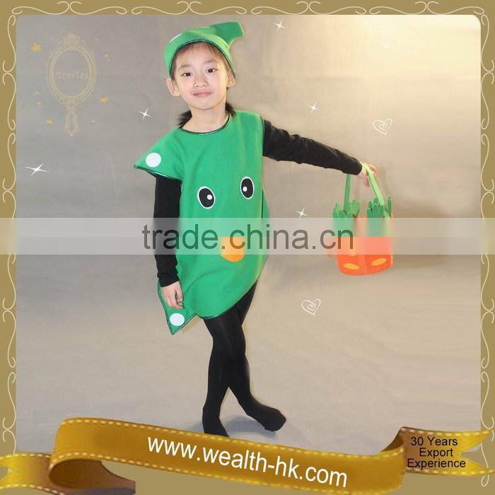 Cute Kids Green Pea Costume