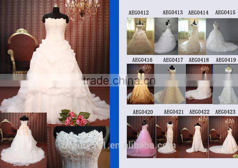 Wholesale 2017 Wedding dress Elegant A-line Sweetheart Cap Sleeve Tulle with lace wedding gown bridal dresses F106