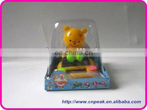 solar smile toys/solar flip flap smile nodding head novelty gift