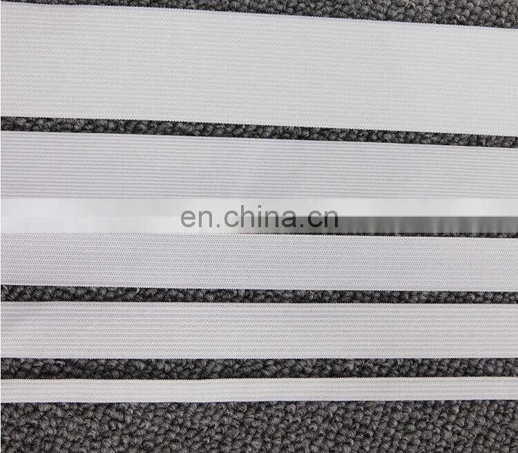 factory supply white and black color knit elastic band