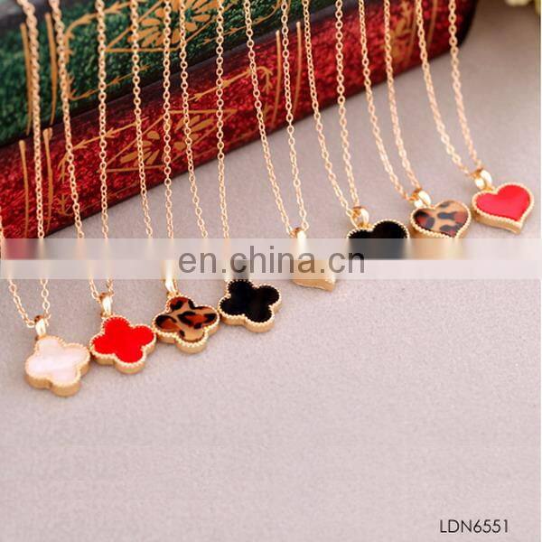 Delicate letter B M N deer antler pendant necklace jewelry