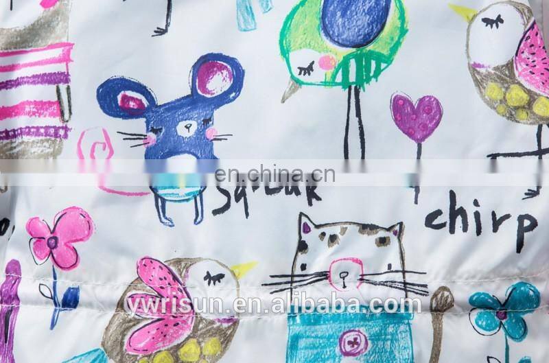 2017 Animal Wholesale Children Custom Outfit Kids Bomber Rain Jacket