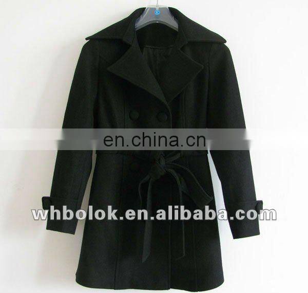 Elegant ladies trench coat with belt