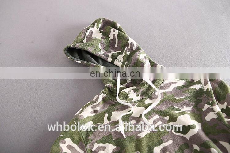 Custom camouflage cotton jersey men's hoodies&sweatershirts man camo pullover