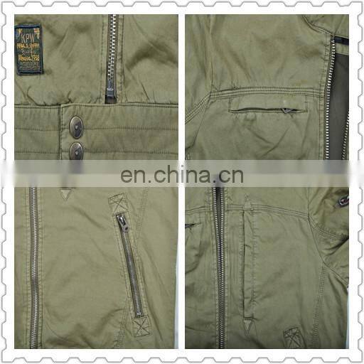 mens spring slim fit handsome military style denim embroidery bomber jacket