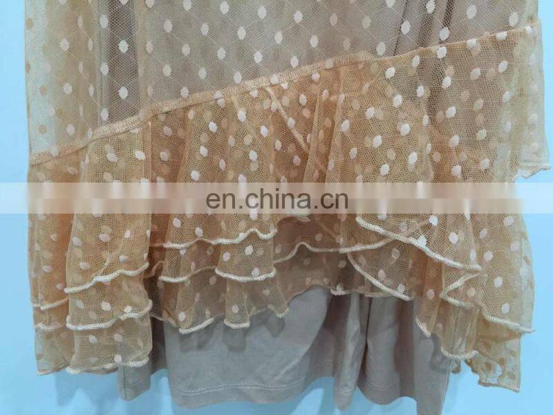 2017 summer two-piece screen cloth condole belt unlined upper garment for women