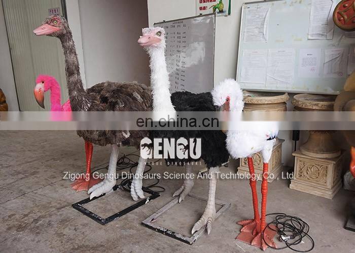 Life Size Animal Statue Animatronic Phoenicopterus For Sale