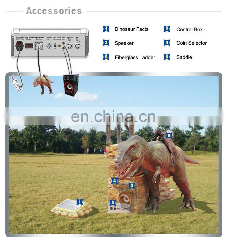 Amusement park rides - dino rides for kids to paly