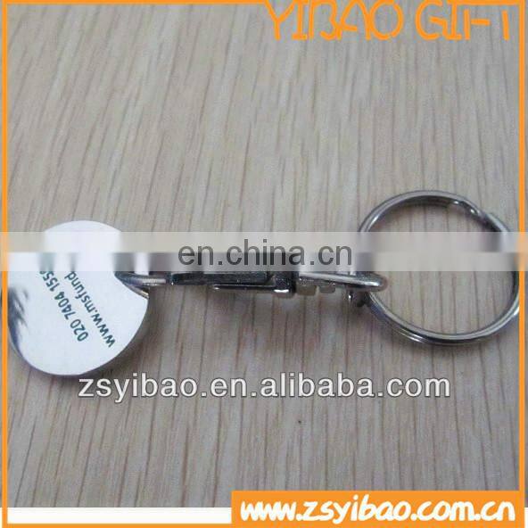 Custom trolley token keychain