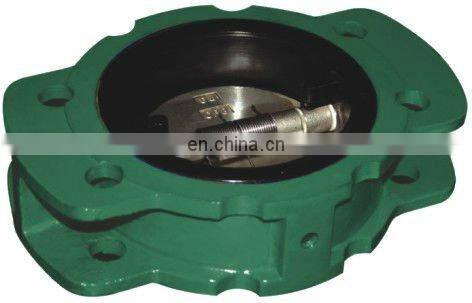 hot selling double plated DH77X cast iron wafer check valve