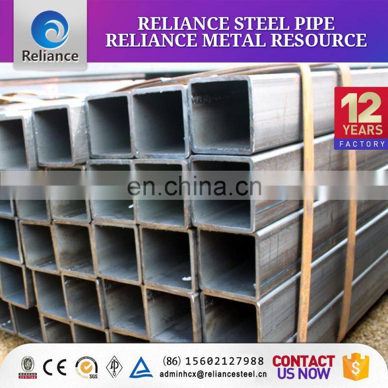 General plain ends 40x40 weight ms square pipe