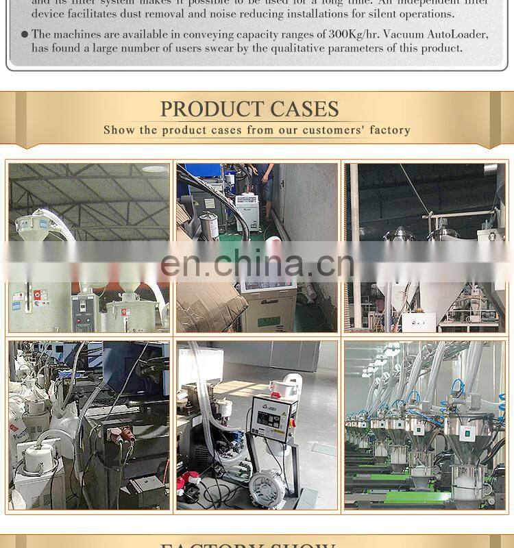 Automatic feeding plastic material vacuum hopper loader