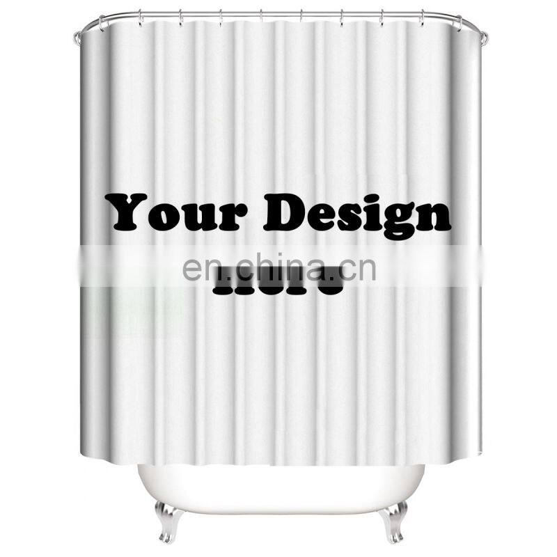 Artist Painting Elephant Heaf Galaxy Polyester Fabric Shower Curtain