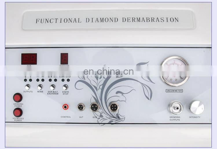 Portable 4 In 1 Ultrasonic Skin Scrubber Photon Diamond Microdermabrasion Machine for Sale