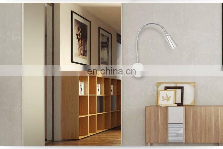 1w 110v 220v led gooseneck wall light gooseneck wall light with different length hose bedside wall reading light