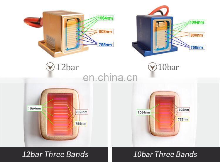 Portable 808nm Diode Lazer / Laser Diode 808 Hair RemovalFor Permanent Hair Removal