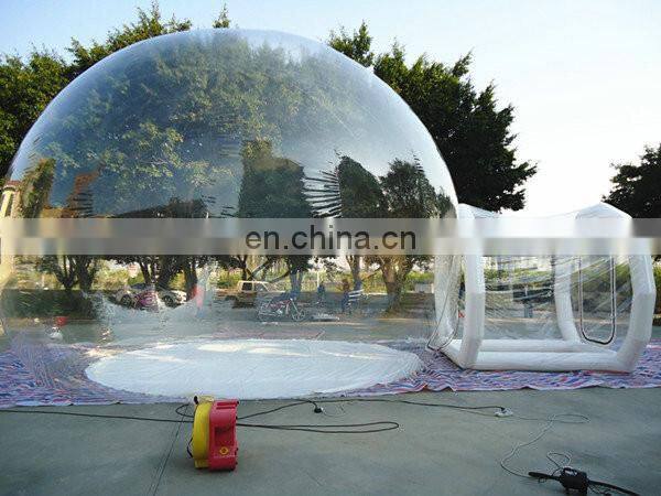 4M Dome Outdoor Camping Transparent Clear Cheap Inflatable Crystal Bubble Camping Tent House For Sale