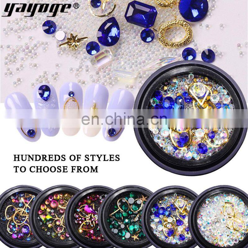 2019 Newest Trend 3D For Nail Rhinestone Art decoration nail salon professional in stock