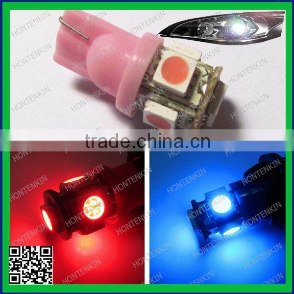 360degree Tower SMD 5050 12V DC wedge base T10 LED bulb