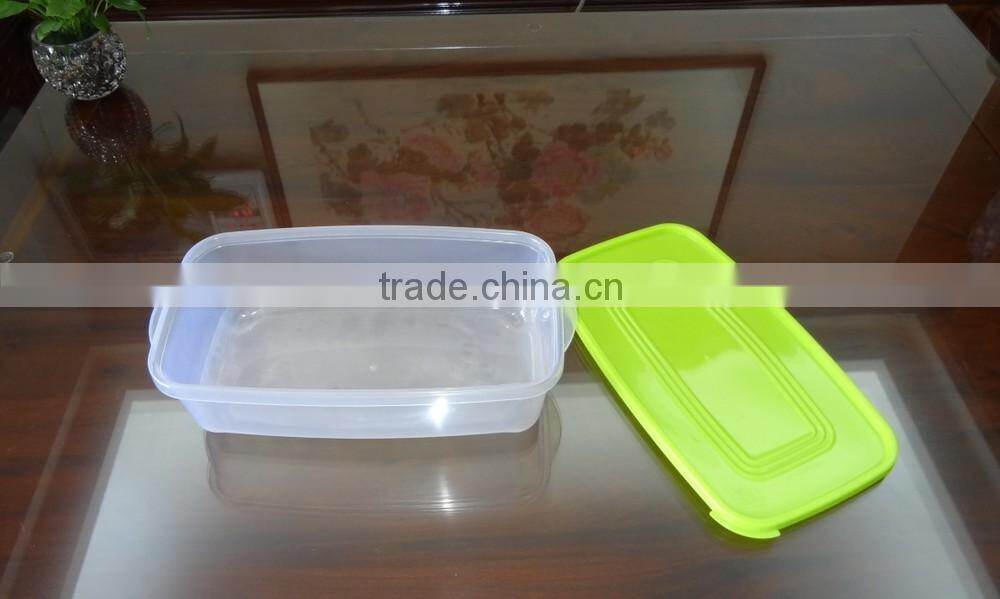 Retangular plastic food storage container or food storage box 4500ml