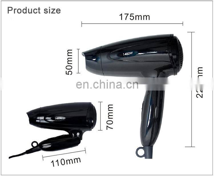Honeyson hot air cold air hotel 3 speed hair dryer