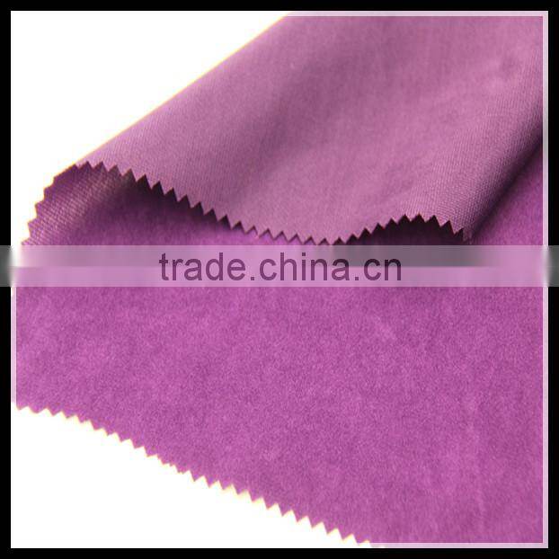 100% Polyester Weft Knitted Single Side Spandex Suede Fabric High Quality Spandex Suede Fabric