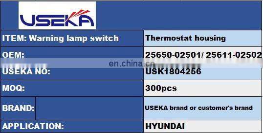 THERMOSTAT HOUSING for HYUNDAI 25650-02501/ 25611-02502 /2565002501/ 2561102502