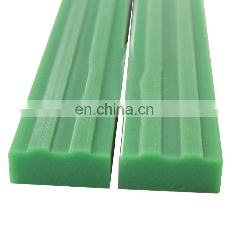 uhmwpe plastic side guide rail with stainless steel for latten or glass