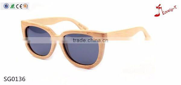 new model top quality men women natural wood temple wood full frame REVO silver TAC polarized lens sunglasses