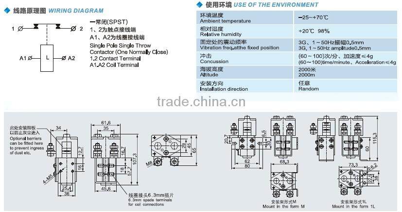 SAYOON DC CONTACTOR CZWB200A