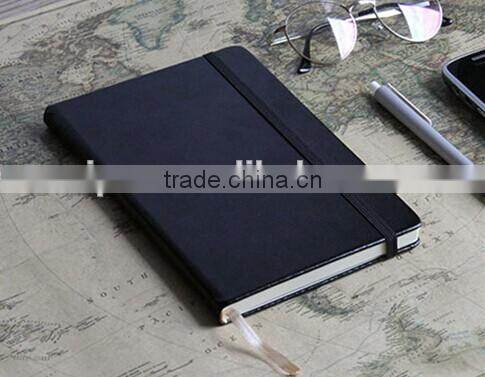 cheap hardcover book notebook with Elastic cord office book students book