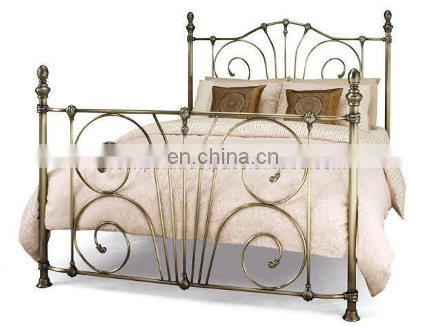 black colour metal bed