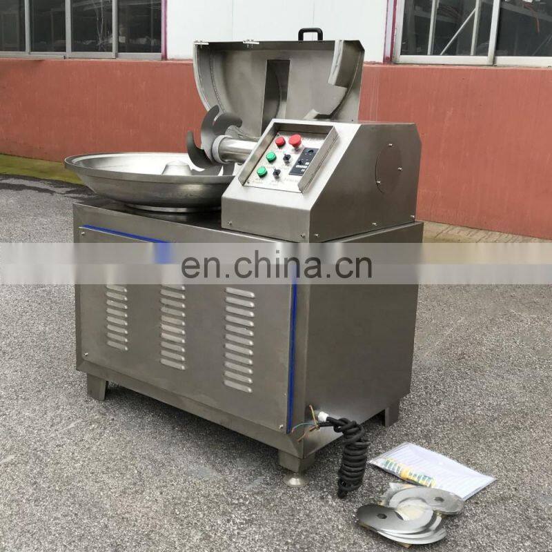 High quality stainless steel automatic vacuum bowl cutter / vacuum meat chopper mixer for sale