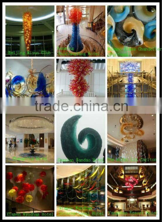 3 Circles Vivid Color Glass Painting Pictures
