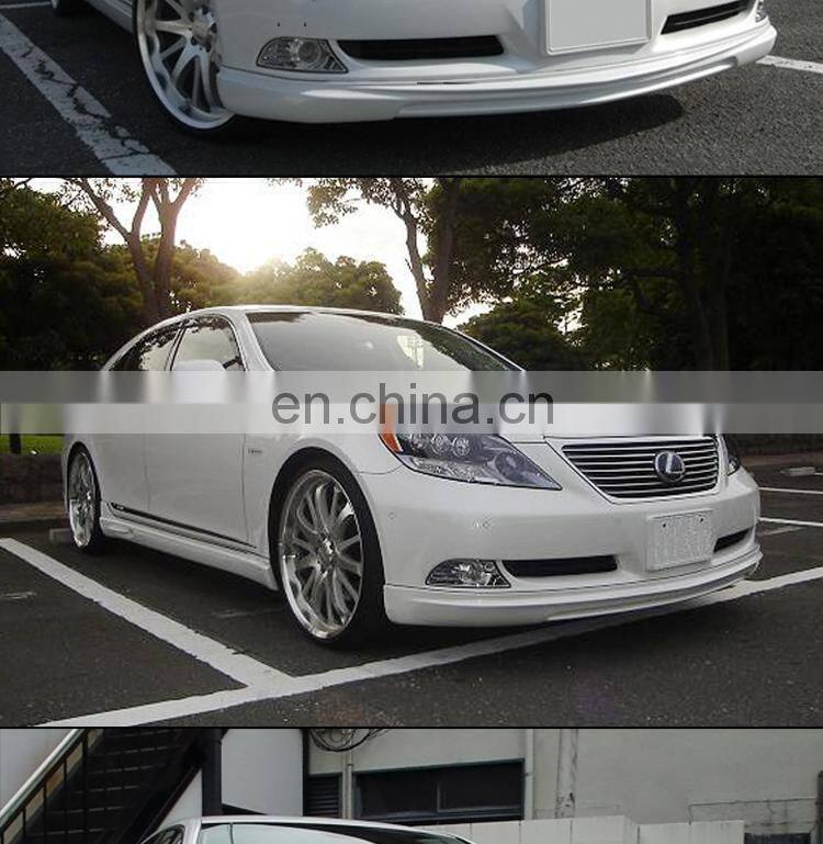 Runde ABS Material Old Lexus Upgrade LS600 Style Body Kit For 2006-2012 Lexus LS460 Front Lip Rear Lip Side Skirt