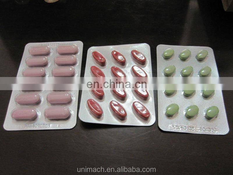 DPB-140 High Efficiency Flat-Plate Automatic Tablet Capsule liquid Blister Packing Machine With Cover