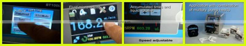 Super anti-interference speed-variable dc 12v dosing peristaltic pump with factory price