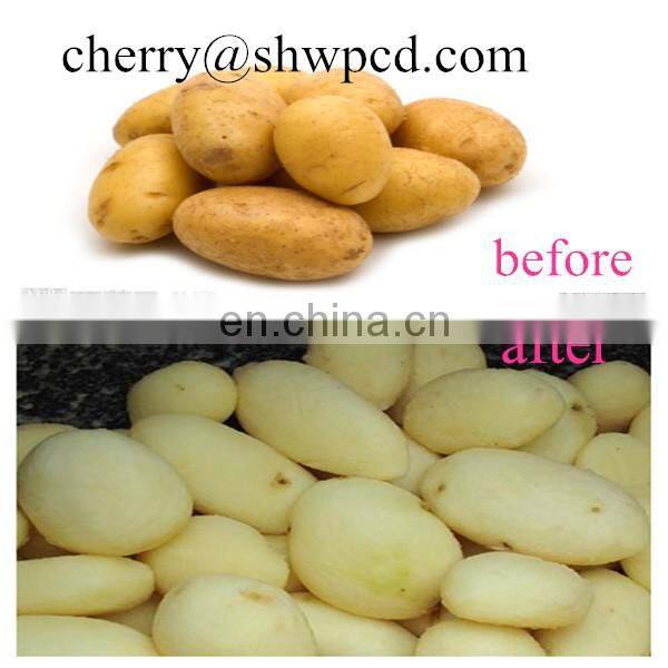 automatic potato cleaning and peeling machine/sweet potato washing and peeling machine