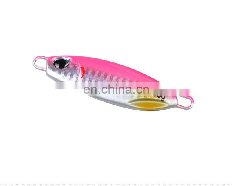 JOHNCOO 10G/20G/30G/40G/60G Lead Metal Jigging Lure Slow Pitch Saltwater/Freshwater Fishing Lure Hard Bait
