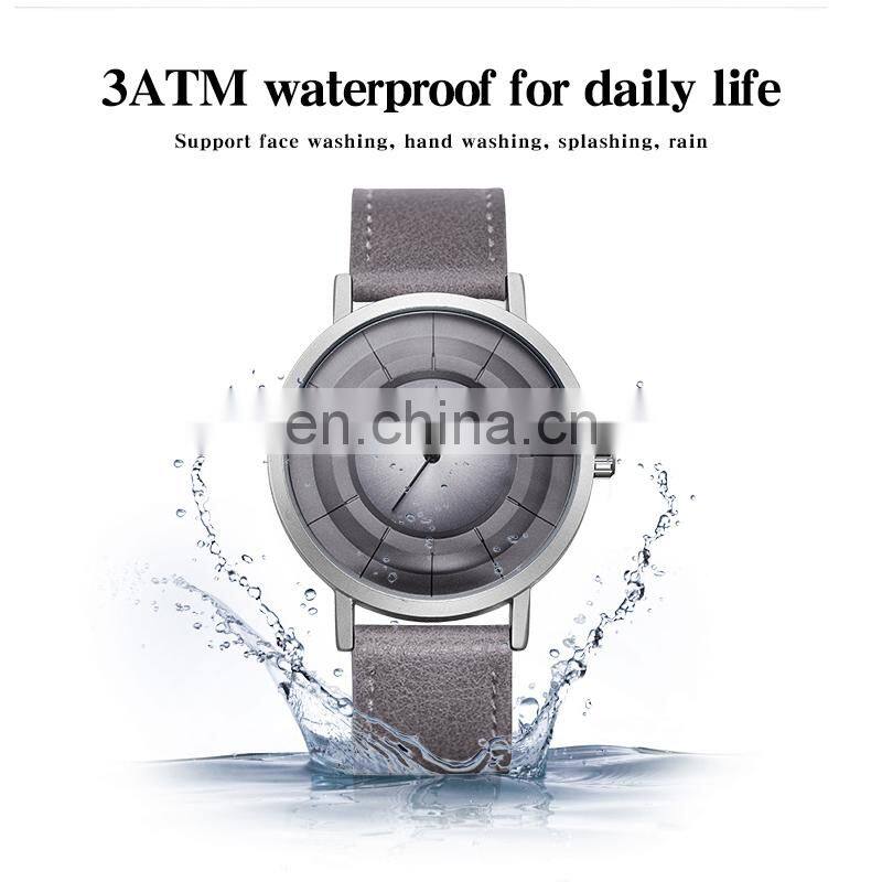 SHENGKE Dropshipping Men Blue Gray Black Leather Watches Luxury Male Sport Rome Watches Gift Christmas