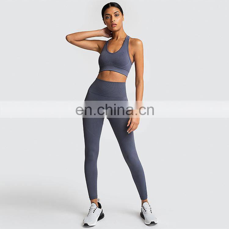 Yoga Bra Set 2021 Winter New Jumpsuit Women Fitness & Yoga Wear Zipper Yoga Set