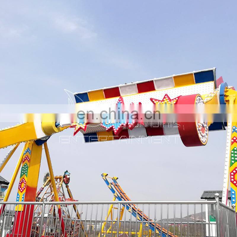 Theme park 360 degree rotary spin rids top spin attraction for sale