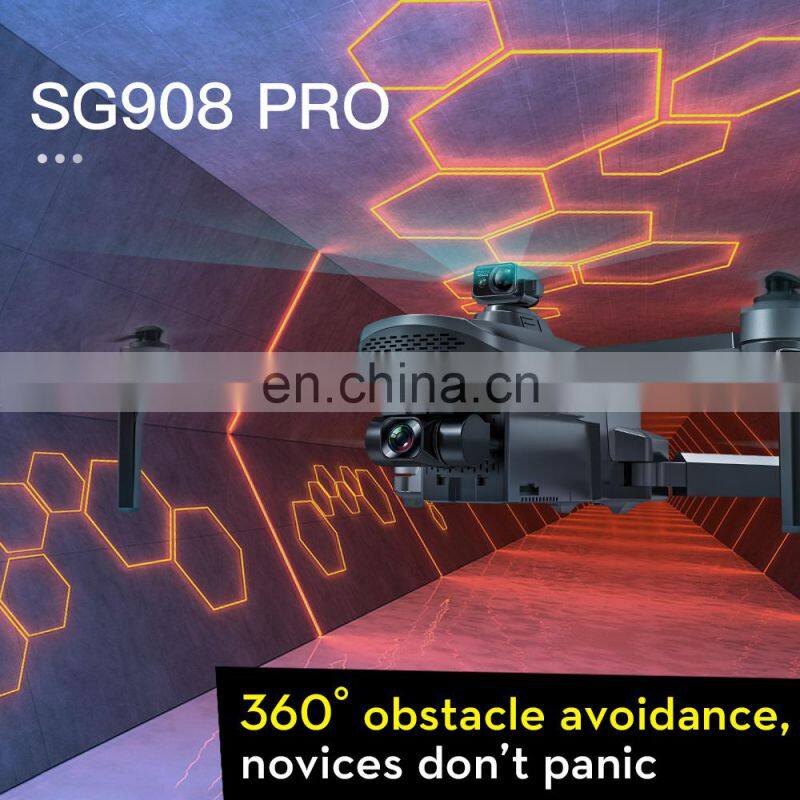 SG908 Drone With 4K quadcopter Camera 3-axis gimbal 1.2km control drones professional long distance drone sg908