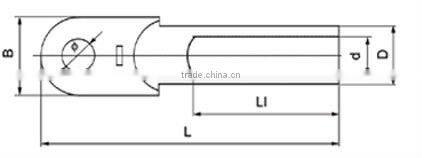 Cu-Al cable size 120mm2 terminal