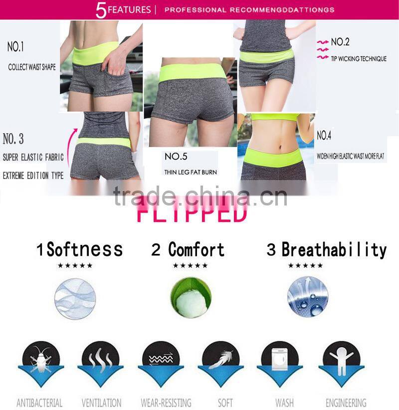 Custom Fitness Workout Gym Yoga Lycra Shorts