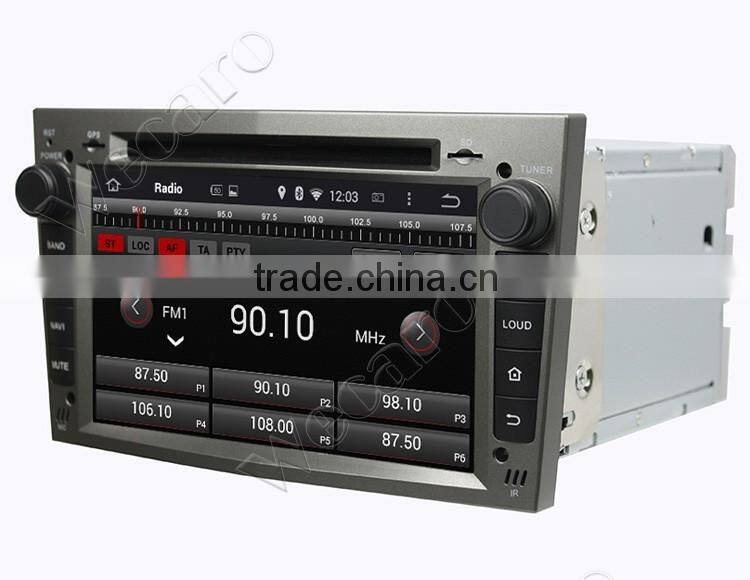 WECARO Double Din GPS Navigation Android Car CD Mp3 Player for Opel Corsa d 2006 - 2011