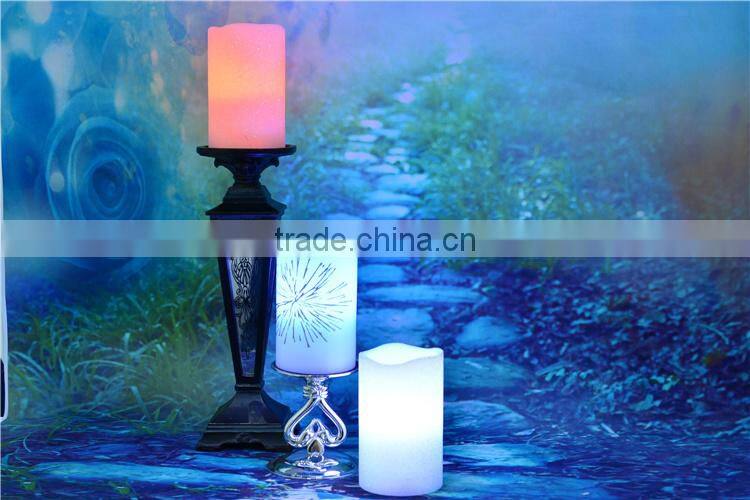 electronic candle lights color changing led candles with timer